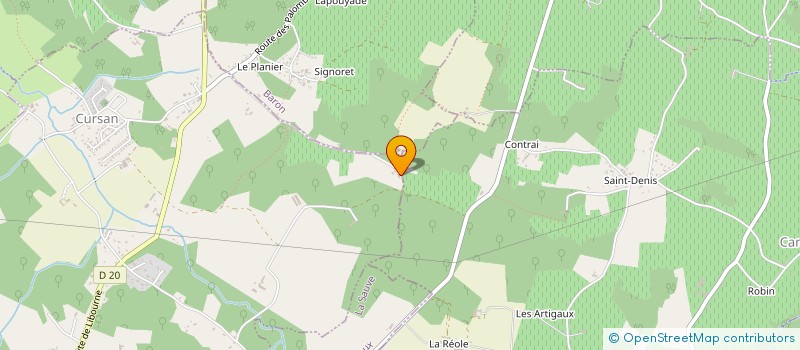 localisation de l'entreprise MADAME YASMINE BIOTTI  CURSAN