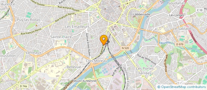 localisation de l'entreprise MADAME YASMINE BOINA à LIMOGES