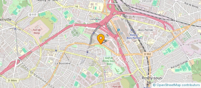 localisation de l'entreprise MADAME YASMINE BOUDISSA à ROSNY-SOUS-BOIS