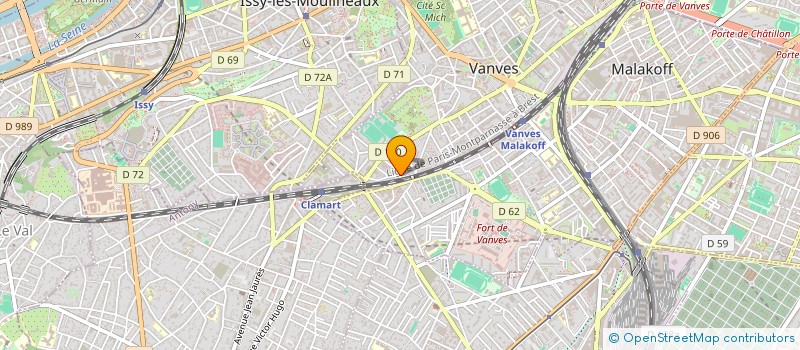 localisation de l'entreprise MADAME YASMINE BOUSSEADEN  VANVES