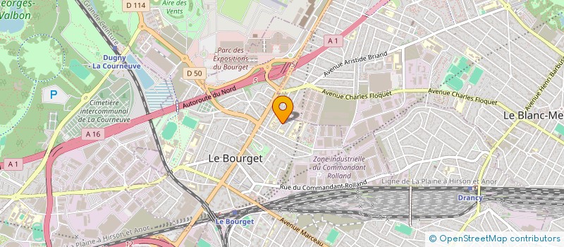 localisation de l'entreprise MADAME YASMINE BOUTAR à LE BOURGET
