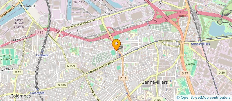 localisation de l'entreprise MADAME YASMINE COULIBALY  ASNIERES-SUR-SEINE