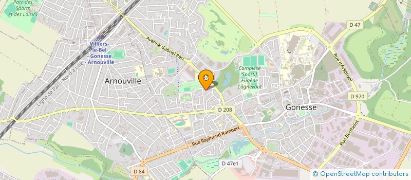 localisation de l'entreprise MADAME YASMINE DAKHLAOUI à GONESSE