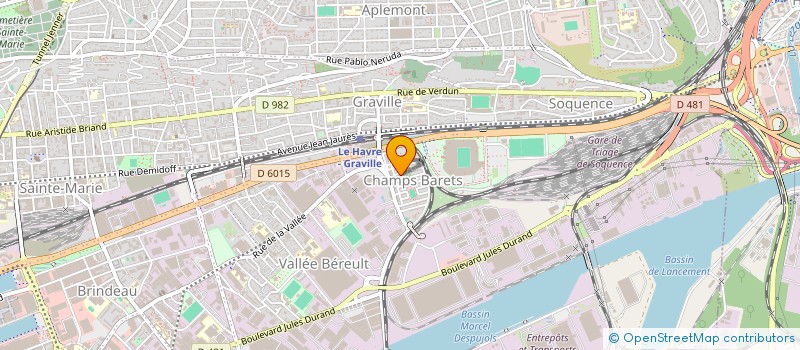 localisation de l'entreprise MADAME YASMINE DECODTS  LE HAVRE