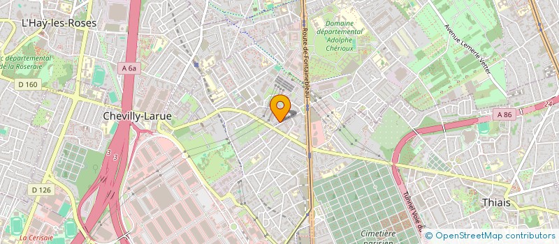 localisation de l'entreprise MADAME YASMINE DIA  CHEVILLY-LARUE