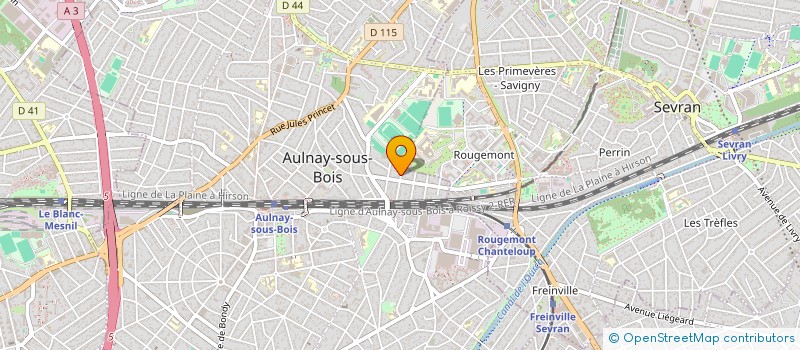 localisation de l'entreprise MADAME YASMINE DJAZIRI à AULNAY-SOUS-BOIS
