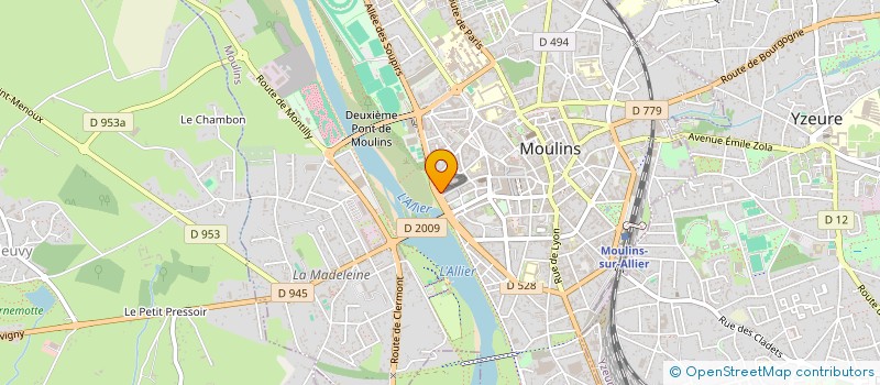 localisation de l'entreprise MADAME YASMINE DJENNAD  MOULINS