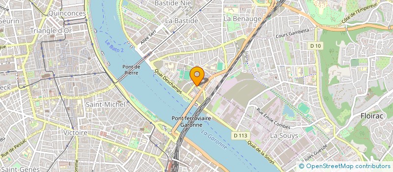 localisation de l'entreprise MADAME YASMINE DJERRARI  BORDEAUX