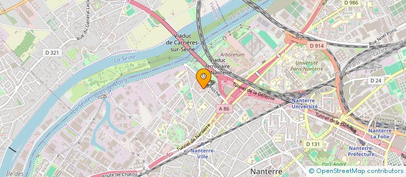 localisation de l'entreprise MADAME YASMINE DOUGAT  NANTERRE