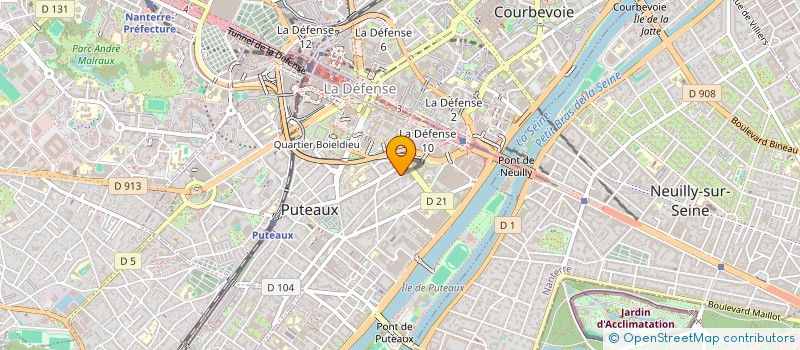 localisation de l'entreprise MADAME YASMINE EL AMRI  PUTEAUX