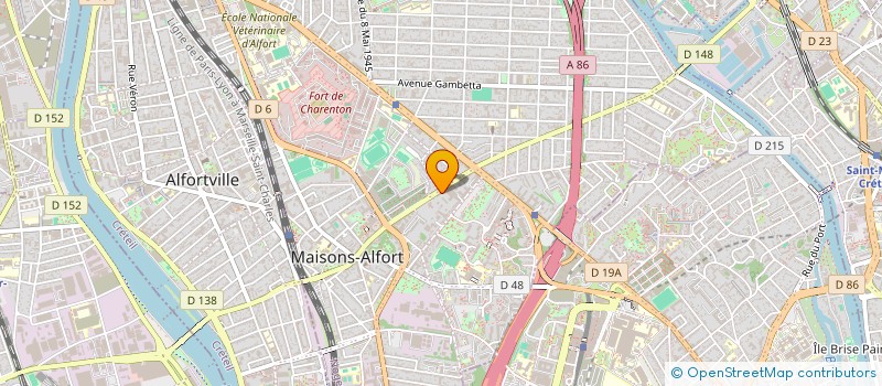 localisation de l'entreprise MADAME YASMINE EL ATTARE  MAISONS-ALFORT