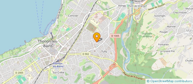 localisation de l'entreprise MADAME YASMINE EL KHACHII  THONON-LES-BAINS