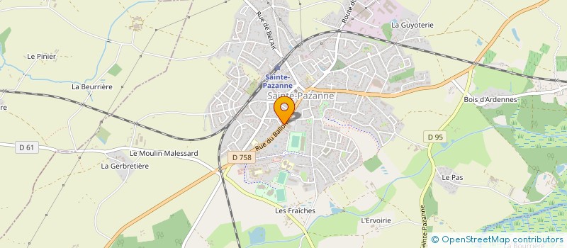 localisation de l'entreprise MADAME YASMINE GATEAU à SAINTE-PAZANNE