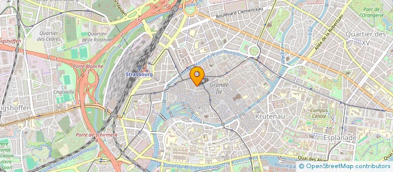 localisation de l'entreprise MADAME YASMINE GHAZANFARI à STRASBOURG