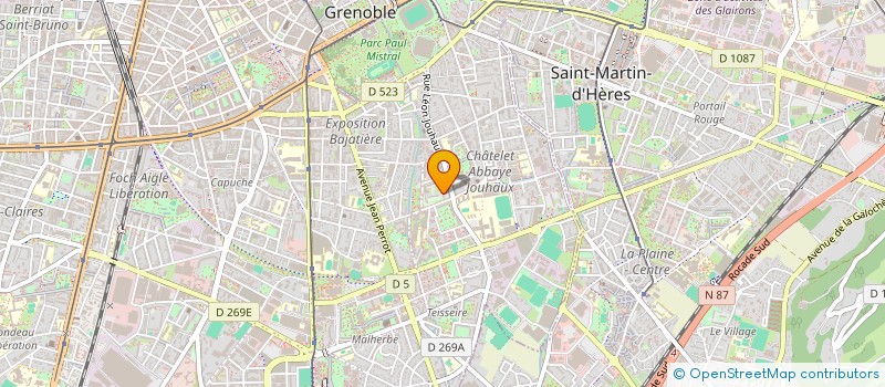 localisation de l'entreprise MADAME YASMINE GHUIZAOUI  GRENOBLE