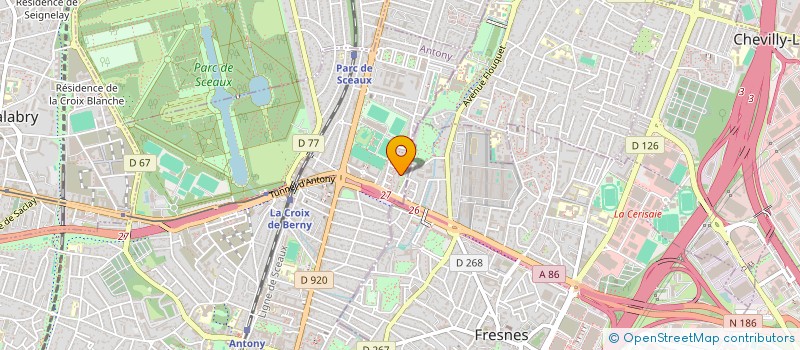 localisation de l'entreprise MADAME YASMINE GUEHI à ANTONY