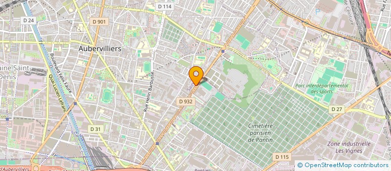 localisation de l'entreprise MADAME YASMINE GUEMAT à AUBERVILLIERS