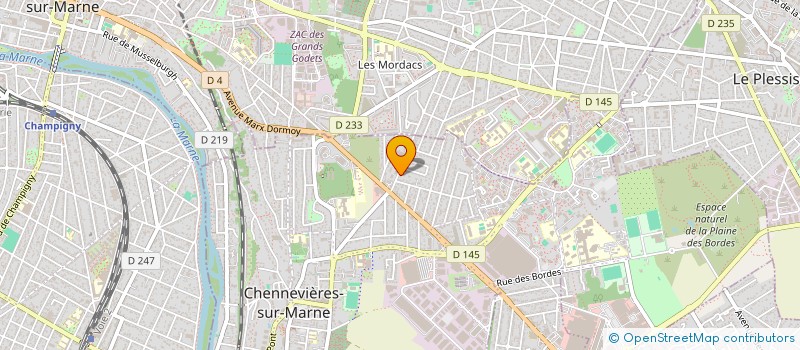 localisation de l'entreprise MADAME YASMINE GUIZANI  CHENNEVIERES-SUR-MARNE