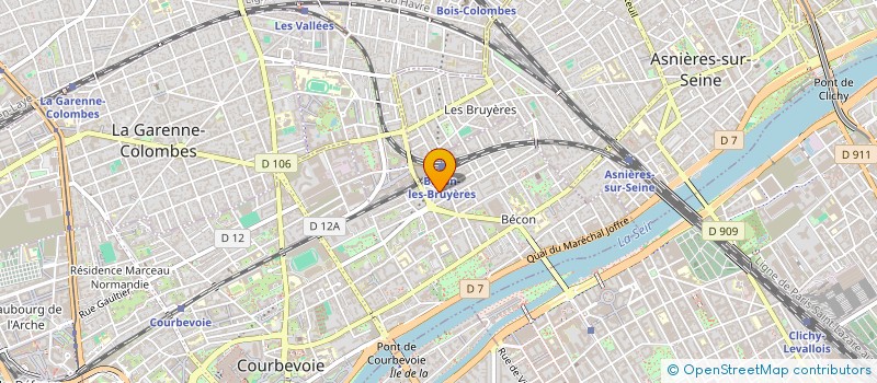 localisation de l'entreprise MADAME YASMINE HAMAL à COURBEVOIE
