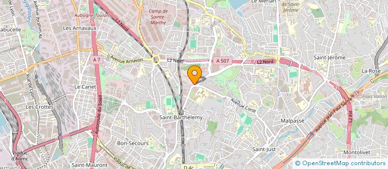 localisation de l'entreprise MADAME YASMINE HAMDIKENE  MARSEILLE