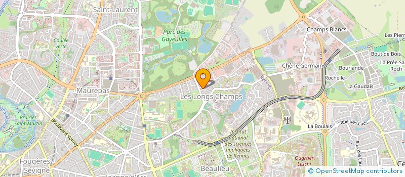 localisation de l'entreprise MADAME YASMINE HARCHI  RENNES