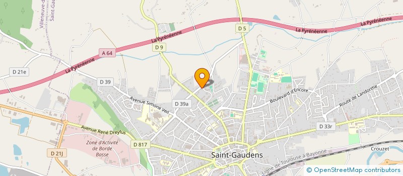 localisation de l'entreprise MADAME YASMINE HARKAOUI  REIGNAC