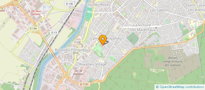 localisation de l'entreprise MADAME YASMINE HEDHIRI  COMPIEGNE