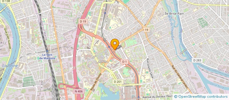 localisation de l'entreprise MADAME YASMINE HENTABLI  CRETEIL