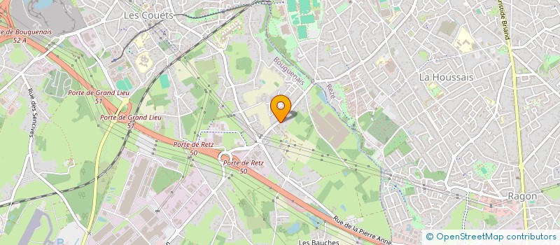 localisation de l'entreprise MADAME YASMINE HYPPOLITE  BOUGUENAIS