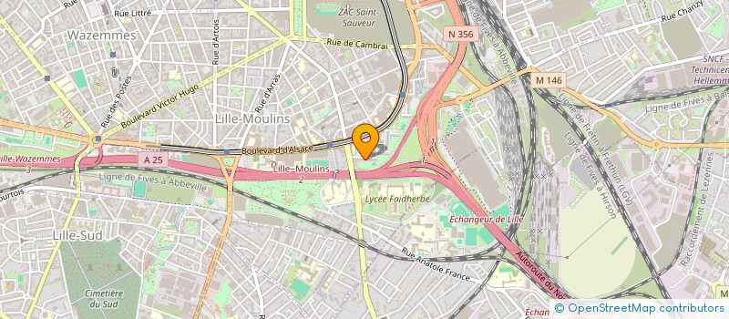 localisation de l'entreprise MADAME YASMINE ISSA à LILLE