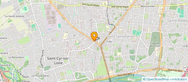 localisation de l'entreprise MADAME YASMINE JALLOULI  TOURS