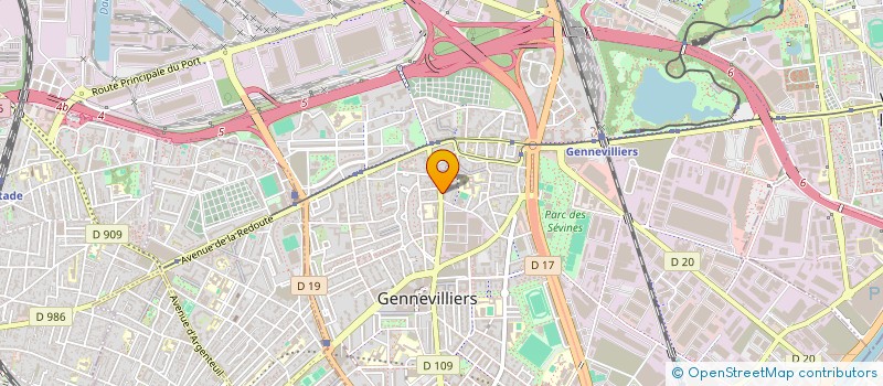 localisation de l'entreprise MADAME YASMINE JOUMAD à GENNEVILLIERS