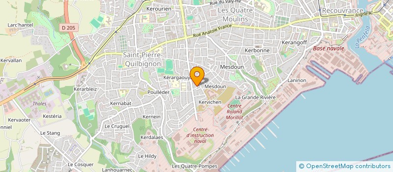localisation de l'entreprise MADAME YASMINE KERIEL à BREST