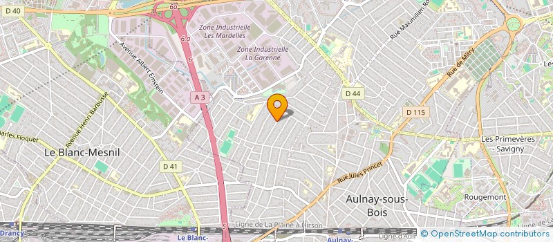 localisation de l'entreprise MADAME YASMINE KERMICHE  AULNAY-SOUS-BOIS