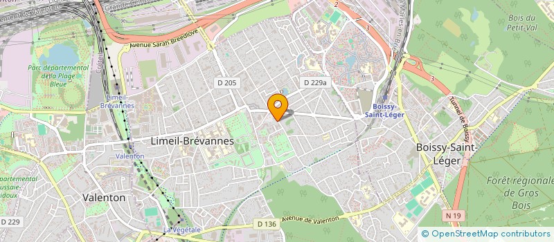 localisation de l'entreprise MADAME YASMINE KESKES  LIMEIL-BREVANNES