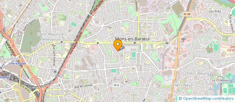 localisation de l'entreprise MADAME YASMINE KHITER  MONS-EN-BARUL