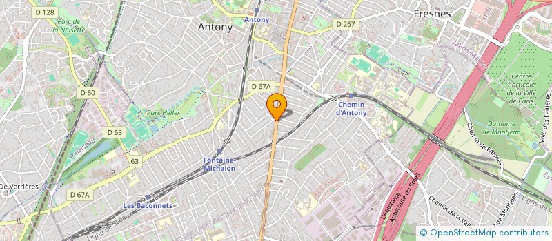 localisation de l'entreprise MADAME YASMINE KOUADRIA SASSI à ANTONY