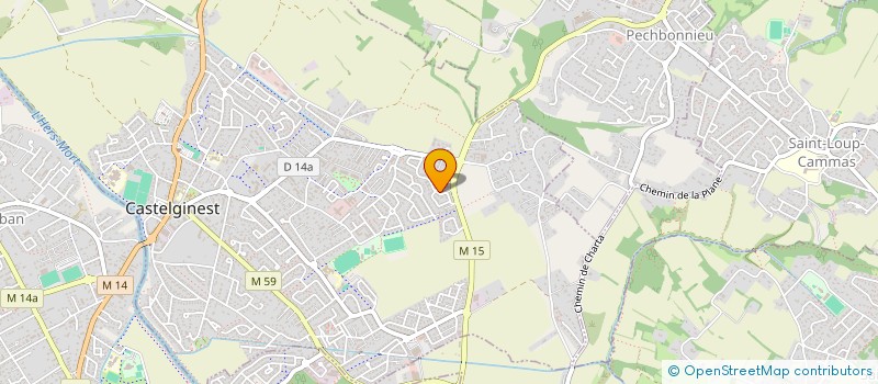 localisation de l'entreprise MADAME YASMINE LALAOUI à CASTELGINEST