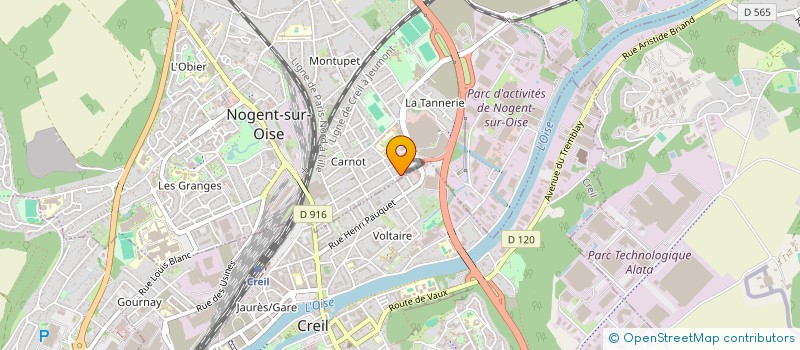 localisation de l'entreprise MADAME YASMINE LAMKHANNET à NOGENT-SUR-OISE