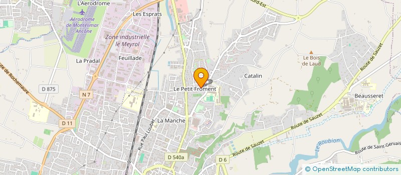 localisation de l'entreprise MADAME YASMINE LASSOUED  MONTELIMAR