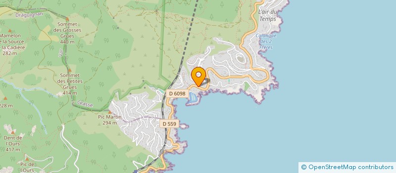 localisation de l'entreprise MADAME YASMINE MAMMERI  THEOULE-SUR-MER