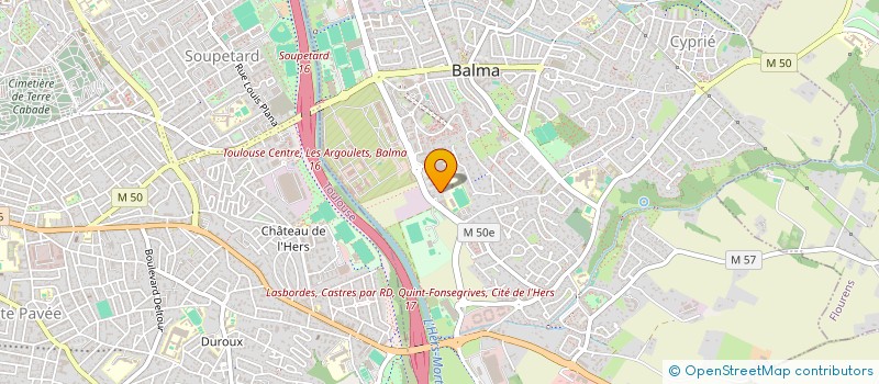 localisation de l'entreprise MADAME YASMINE MAMMERI  TOULOUSE