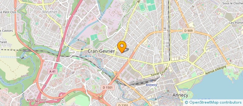 localisation de l'entreprise MADAME YASMINE MARZAK  ANNECY