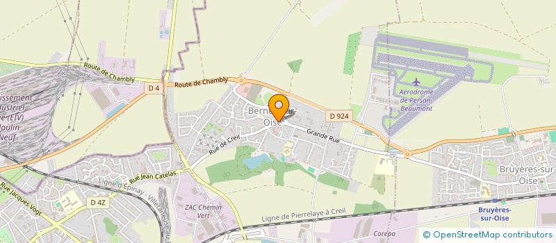 localisation de l'entreprise MADAME YASMINE MECHMECH  BERNES-SUR-OISE