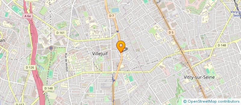 localisation de l'entreprise MADAME YASMINE MEZIANI  VILLEJUIF