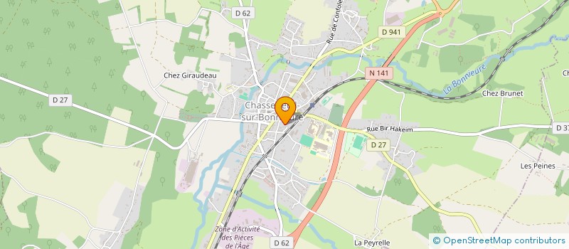 localisation de l'entreprise MADAME YASMINE MICHEL  CHASSENEUIL-SUR-BONNIEURE