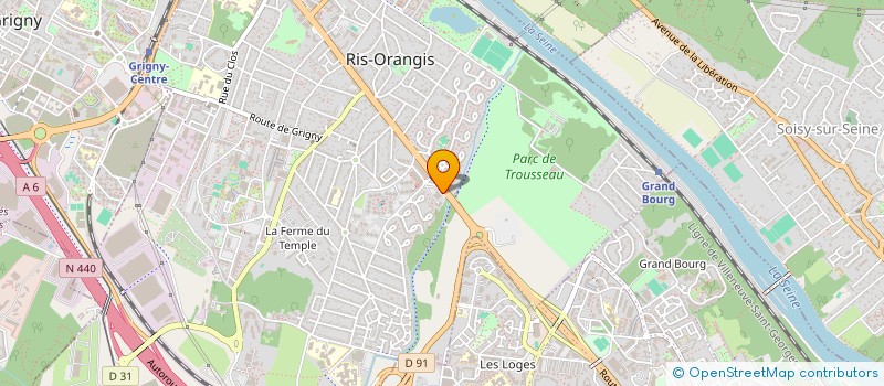 localisation de l'entreprise MADAME YASMINE MNAFEK  RIS-ORANGIS