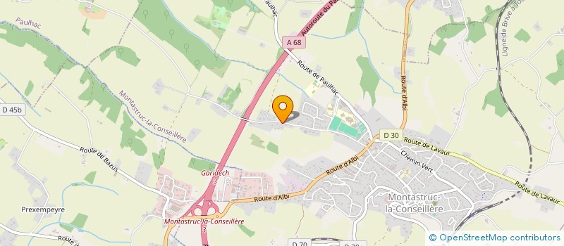 localisation de l'entreprise MADAME YASMINE MOHAMEDI  MONTASTRUC-LA-CONSEILLERE