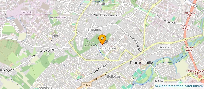 localisation de l'entreprise MADAME YASMINE MOULAI MEBAREK  TOURNEFEUILLE