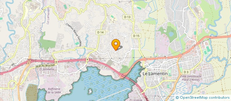 localisation de l'entreprise MADAME YASMINE MOUTOUSSAMY à LE LAMENTIN